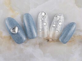 韓国風フラッシュネイル