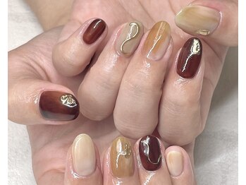 クラル 平塚店(CURAR)/秋ニュアンスおまかせデザイン