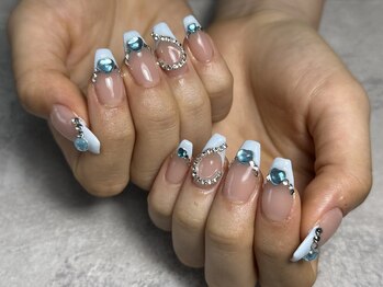 ネイルサロン 虹色/スカルプコース【B】