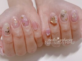 キラキラ モチーフネイル
