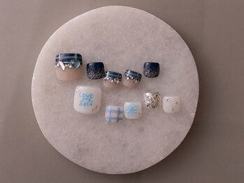 アイネイルズ 恵比寿店(I nails)の写真/定額だからデザインを選びやすい♪ニュアンス系～キラキラ系まで☆FOOTネイルCollection9480円～[恵比寿]