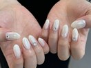 ミラーネイル＋vカット