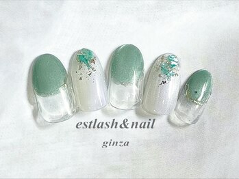 グリーンシェルネイル