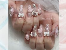 ピオミエルネイル 新宿(pio miel nail)/ブライダルピンクネイル