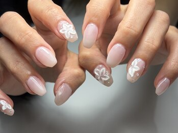 桜デザインネイル