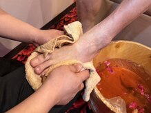 健康一/足湯