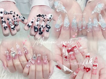モモアネイル(MomoA nail)の写真/【モチの良さも抜群！】長過ぎず絶妙なバランスできっとお気に入りの指先に出会えます♪イベント前にも◎