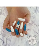 マイビーネイル(MYB NAIL)/蝶々パーツネイル