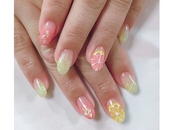 フルーツネイル ジェルネイル