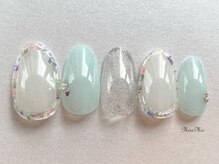 パラジェル認定サロン メールメール 池袋店(MereMer)/シェル囲みネイル