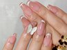 【より華やかに魅せる】NEO+美爪フレンチパーツ付け放題 ¥21,000円→