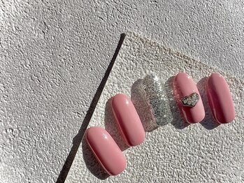 ネイルグラマラス 西新井店/《パラジェル》ハートdesign