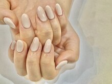 フリースタイル(Free Style)/☆ナチュラル白シンプルネイル☆