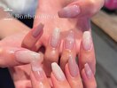 ピンクニュアンスネイル