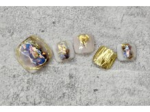 ウィステリア 蒲田店(Wisteria)/春のニュアンスネイル/フット