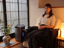酵素風呂エステ ナチュリス(Natuliss)の雰囲気（高濃度水素を吸入することで、指先まで血流の巡りが良くなります）