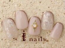アイネイルズ 町田店(I nails)/ベビーピンク＆ビジュー7980円
