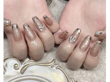 エイミーユア(Eimmy Yua)/スカルプ♪ガラスフレンチネイル