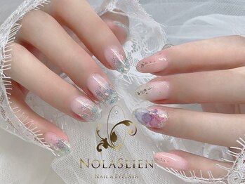 ノーラスリエン 銀座(NOLASLIEN)/紫陽花ネイル フィルイン
