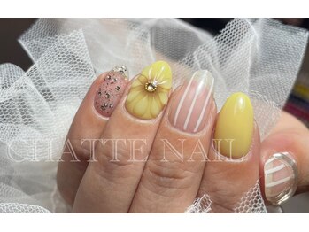 シャットネイル(CHATTE NAIL)/爪育デザインネイルBコース