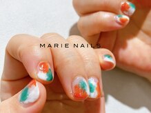 マリーネイルズ 横浜店(MARIE NAILS)/定額￥7,700 ニュアンス　0905c