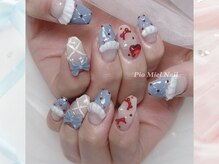 ピオミエルネイル 新宿(pio miel nail)/地雷系ハートネイル
