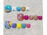 [ネイル]水曜日限定☆フットワンカラー、定額　¥5500