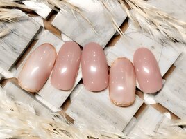 シンプルニュアンスネイル
