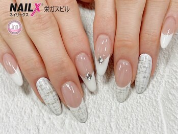 ネイリックス 栄ガスビル(NAILX)/ツイードネイル☆