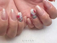 ヴィヴィアン ネイル(Vivian nail)/フラワーネイル