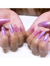 ウープスネイル 北上パル店(OopsNAIL)/オーロラネイル
