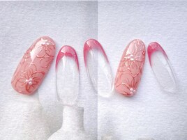 桜ミラーネイル