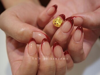 エン ダイカンヤマ(En'e daikanyama)/キャラクター×フレンチネイル