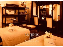 アルテミス(ARTEMIS)の雰囲気（モダン和室の静かな空間で受けるオールハンドリンパマッサージ）