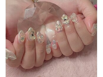 【陽泉】クリア系ネイル