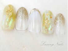 ラグジュアリーネイルズ カワグチ(Luxury Nails Kawaguchi)/キラキラ*オーロラフネイル