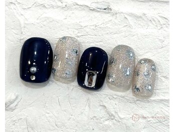 ネイルメゾン 池袋店(NAIL MAISON)/ネイビーラメマグネット¥10550