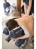もみほぐし＋ストレッチ＋骨盤矯正(約100分）　￥14,200　⇒　￥10,000