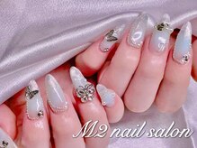 エムズ ネイルサロン(M2)/チークマグネットビジューネイル