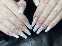 ネイルズバー 新宿店(Nails Bar)/ミルキーホワイトグラデーション