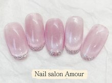 アムールユシマテン 上野湯島店(Amour)/キラキラ春夏のネイル¥7980