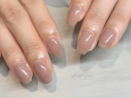 マロンクリームネイル