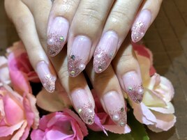 ラメグラ×ストーン