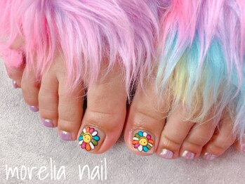 モレリア(morelia)/フット親指アート