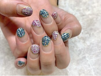 ツイードネイル