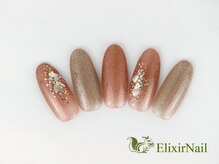 エリクサーネイル 神田(Elixir Nail)/シンプル/クーポン使用