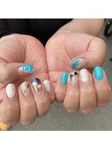 ネイルサロン エーナイン ザ ビッグ豊平店/持ち込みデザイン