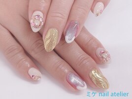 冬ネイル　定額ロイヤルコース