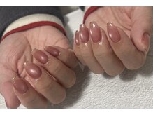 ミエル 大宮店(miel)/細フレンチミラーマグネイル