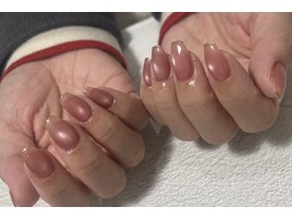 細フレンチミラーマグネイル